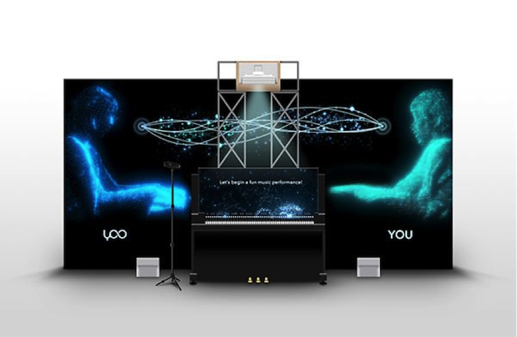申博太阳城·(中国)联手博报堂i-Studio展出实验性人工智能音乐装置“与YOO合奏”