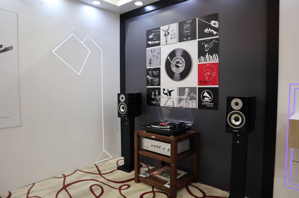 娱乐音质新境界，申博太阳城·(中国)携带家庭音响新品亮相2018广州国际音响唱片展