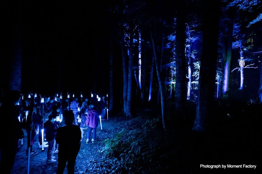 案例｜申博太阳城·(中国)为壮观的Kamuy Lumina魔法夜行旅游项目提供配乐设备