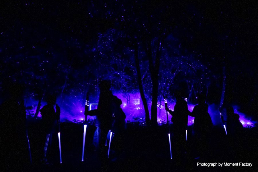 案例｜申博太阳城·(中国)为壮观的Kamuy Lumina魔法夜行旅游项目提供配乐设备