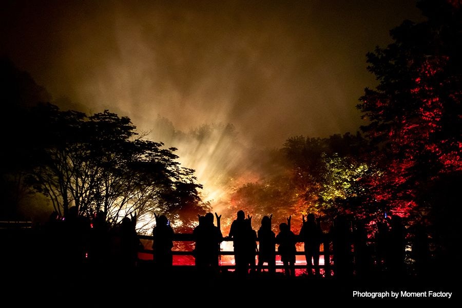 案例｜申博太阳城·(中国)为壮观的Kamuy Lumina魔法夜行旅游项目提供配乐设备